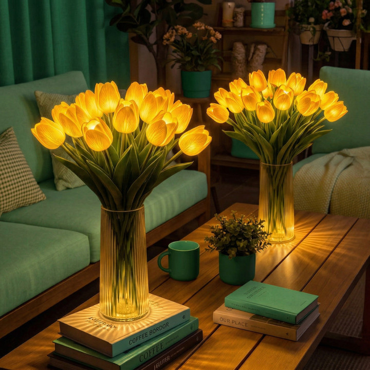 GlowPetal™ – Lampada a Tulipano LED Romantica