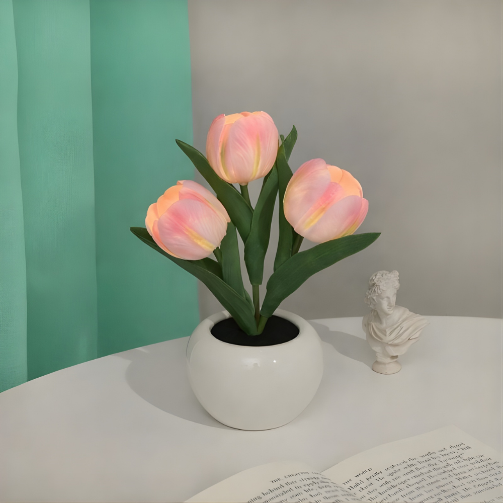 FloralLume™ – Lampada Notturna LED Tulipano Romantico