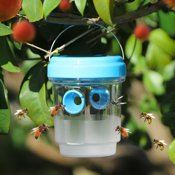 WaspTrap™ – Piège à guêpes suspendu à énergie solaire avec LED