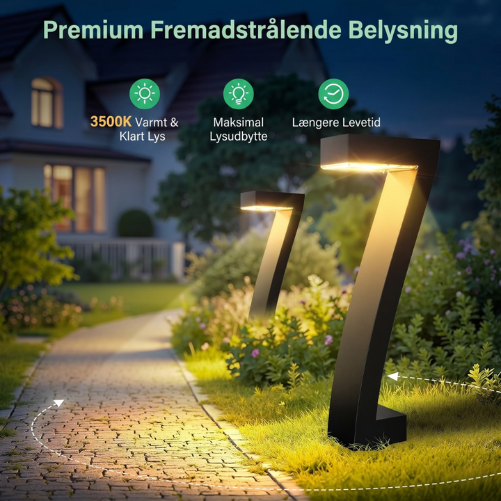 ZenPath™ – Éclairage Solaire Moderne pour Chemins et Jardins