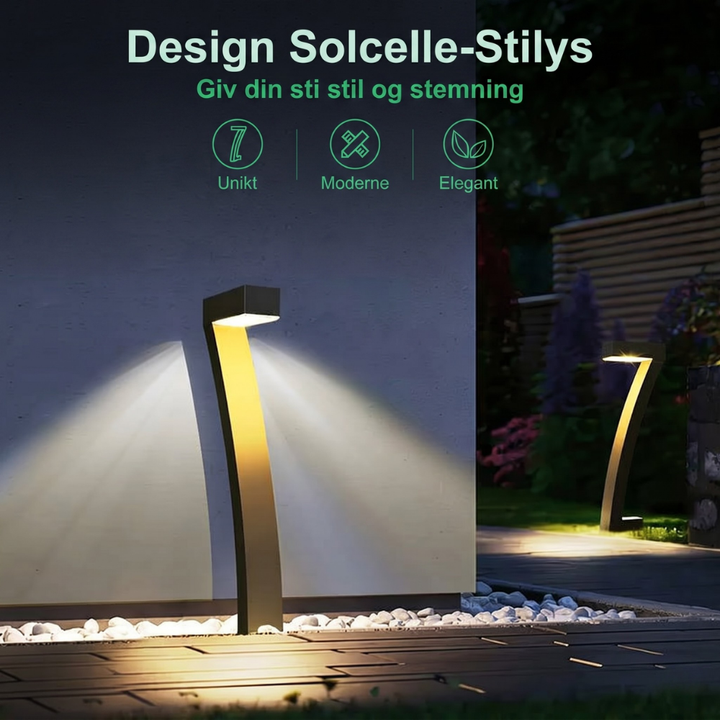 ZenPath™ – Éclairage Solaire Moderne pour Chemins et Jardins