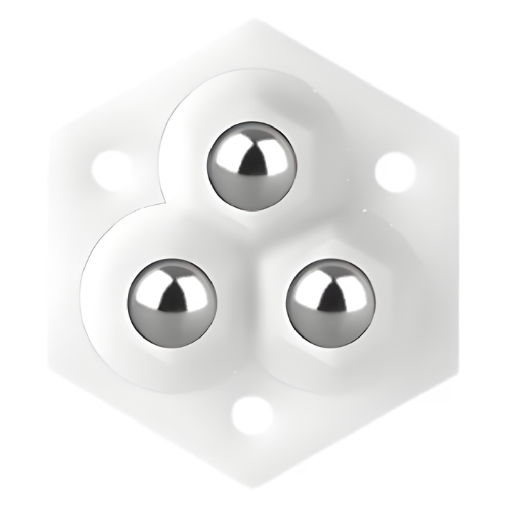 TriGlide™ – Ruote a sfere triple 360°