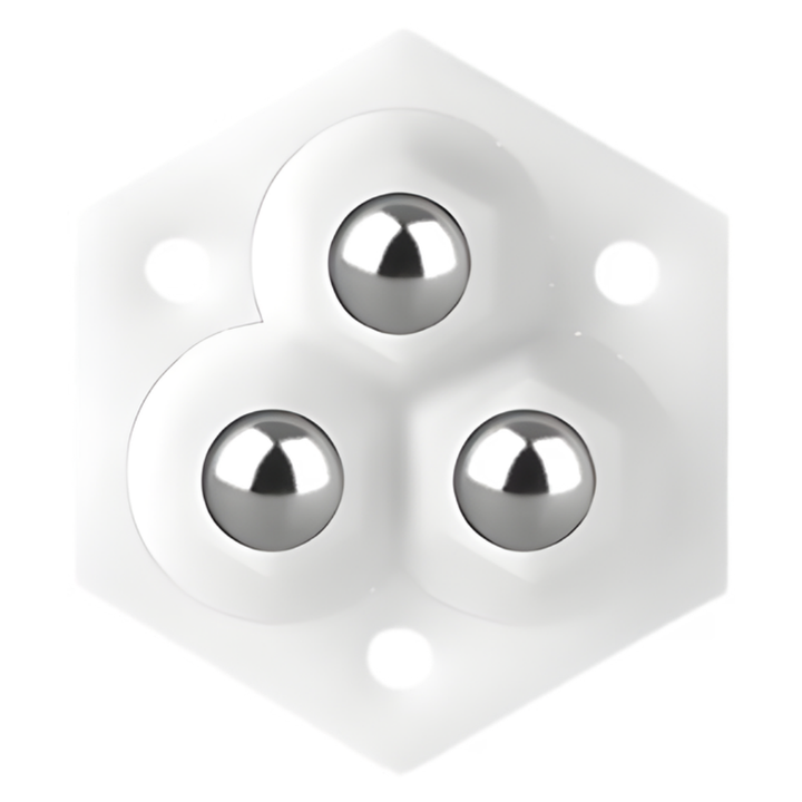 TriGlide™ – Ruote a sfere triple 360°
