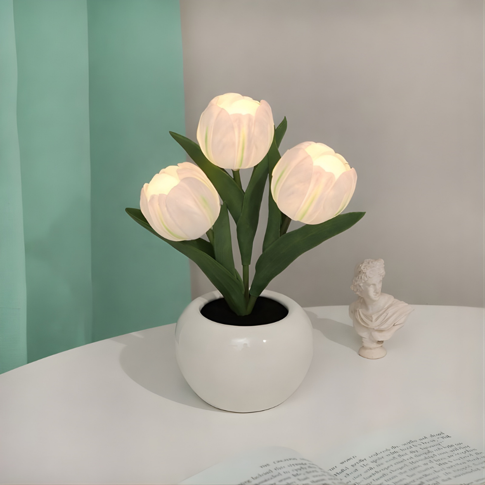 FloraLume™ – Lampada Notturna LED Tulipano Romantico