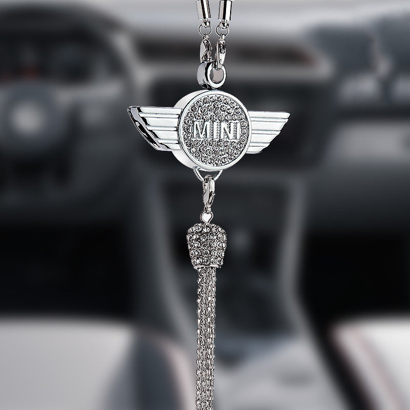 Porta-profumo Auto | Cristallo &amp; Lega di zinco | Decorazione scintillante &amp; Idea regalo
