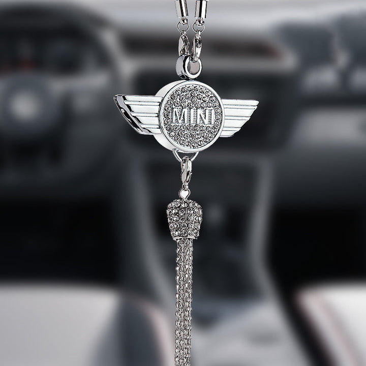 Porta-profumo Auto | Cristallo &amp; Lega di zinco | Decorazione scintillante &amp; Idea regalo