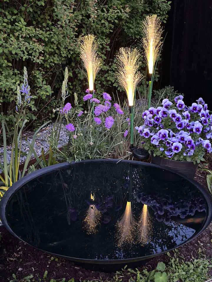 GlowGrass™ – Pampas décoratif avec panneaux solaires