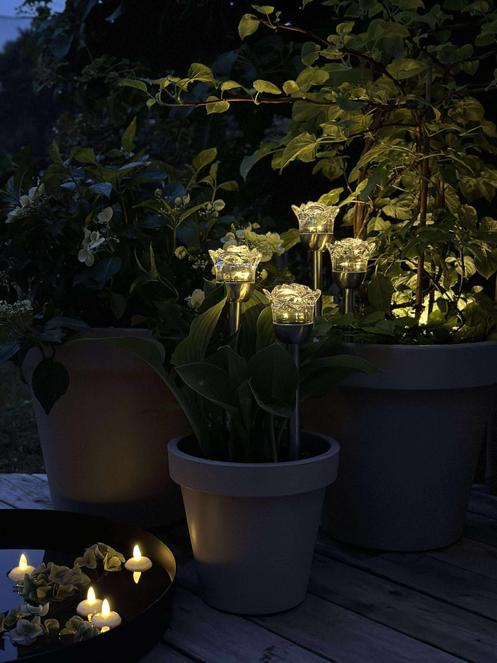 SolarBloom™ – Torche solaire en forme de fleur