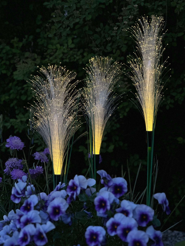 GlowGrass™ – Pampas décoratif avec panneaux solaires