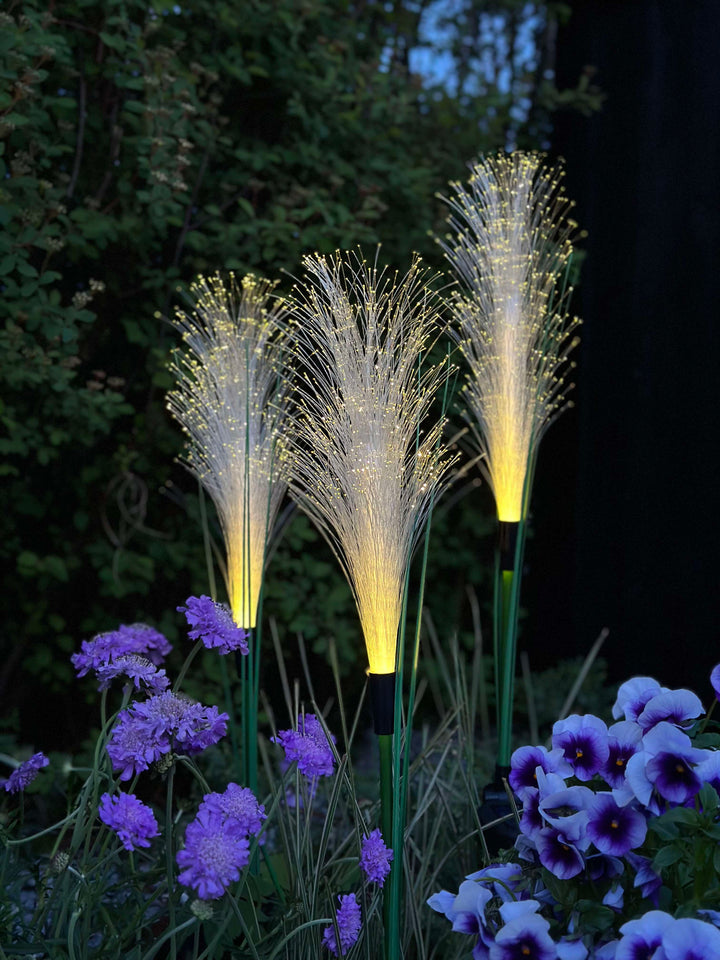 GlowGrass™ – Pampas décoratif avec panneaux solaires
