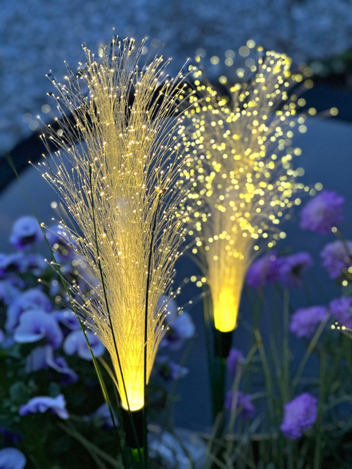 GlowGrass™ – Pampas décoratif avec panneaux solaires
