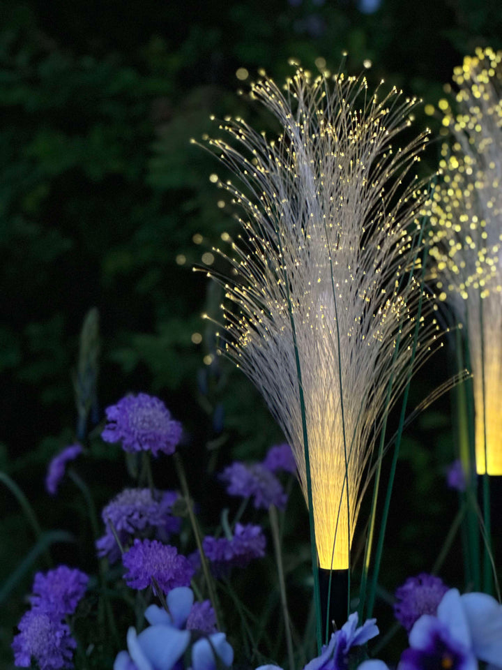 GlowGrass™ – Pampas décoratif avec panneaux solaires