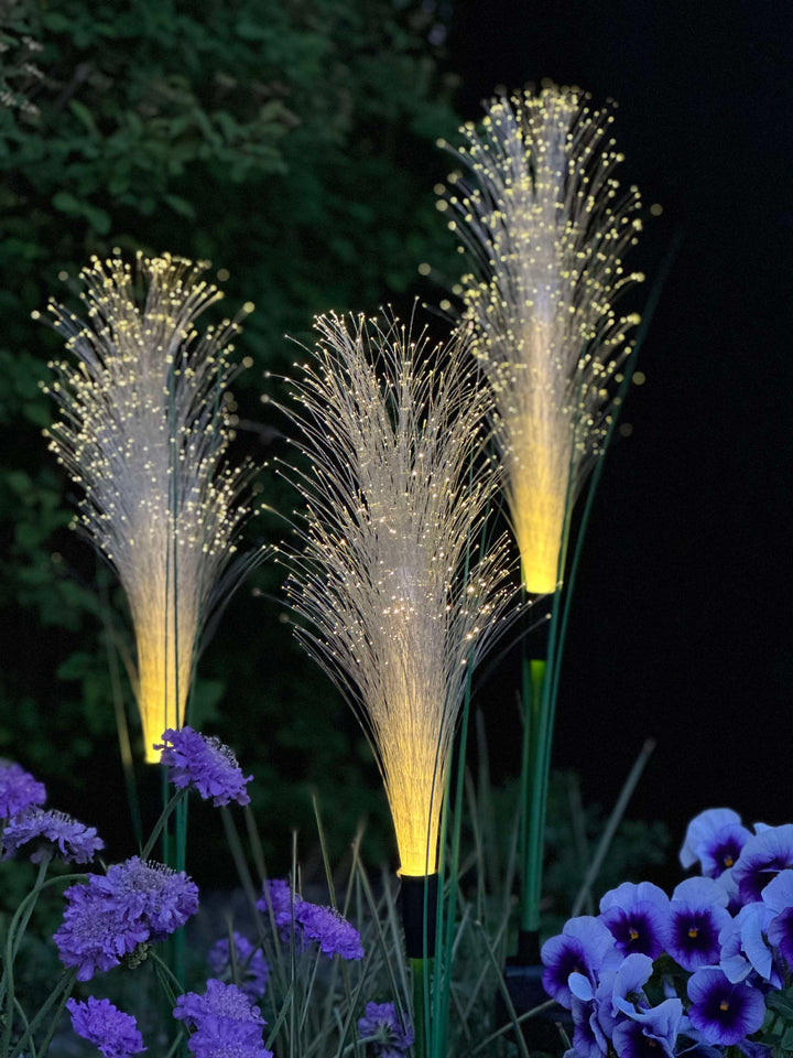 GlowGrass™ – Pampas décoratif avec panneaux solaires