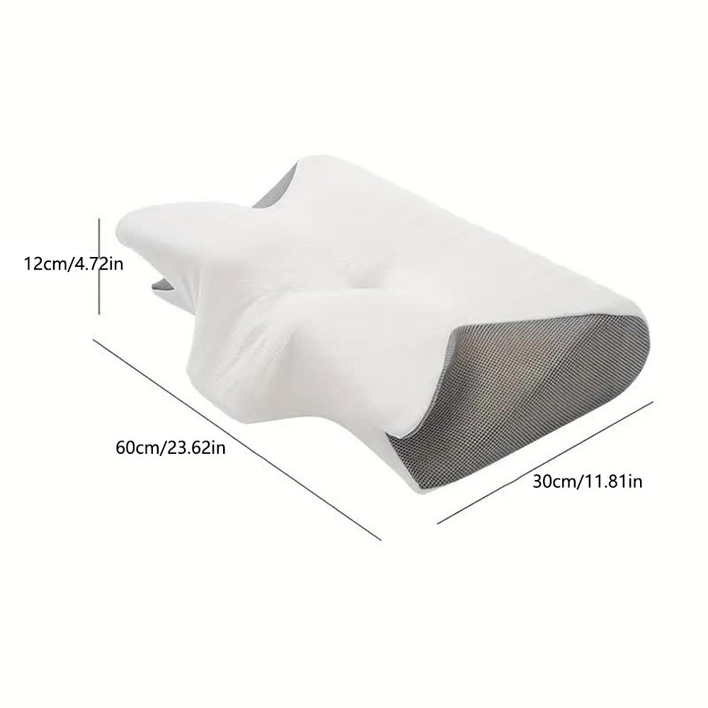 DreamNeck™ – Cuscino Ergonomico a Forma di Farfalla con Braccioli