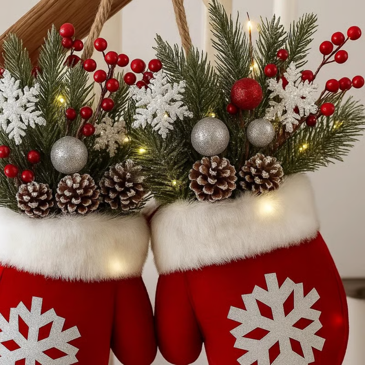 GlowMitts™ – Corona Luminescente Festiva per Natale