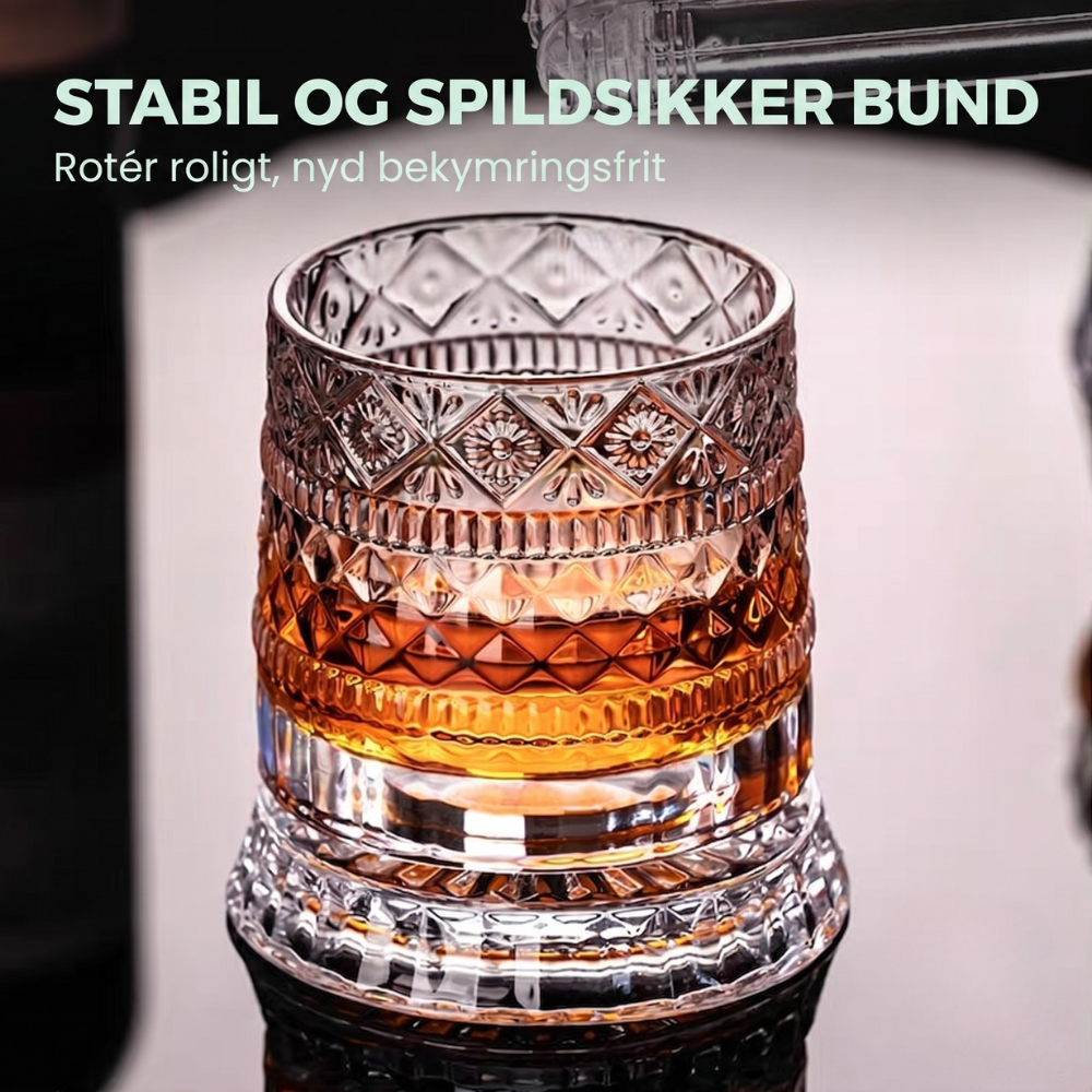 SwirlSip™ – Bicchiere da whisky in cristallo rotante 360° Premium