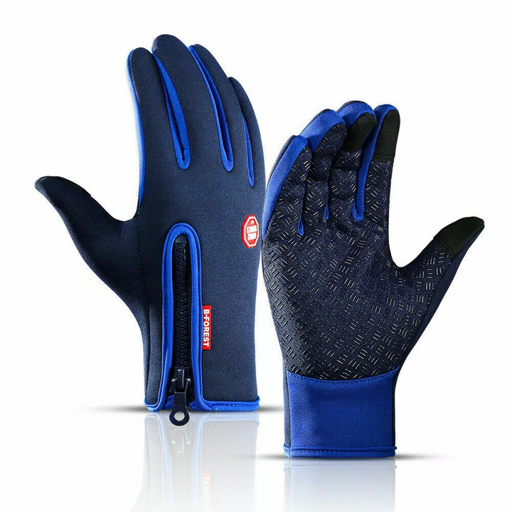 Guanti termici invernali con touchscreen – antivento e idrorepellenti, guanti unisex antiscivolo per ciclismo e clima freddo