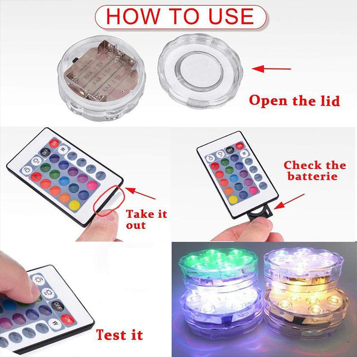 Luce LED Impermeabile con Telecomando a Ventosa | Kalsten