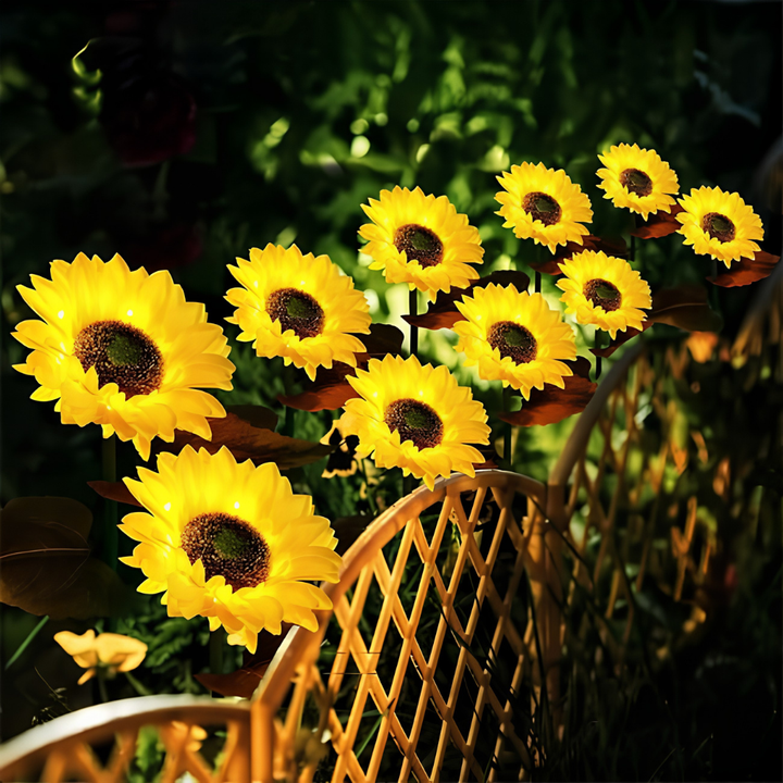 SunBloom™ – Lampada a girasole solare con LED per il giardino