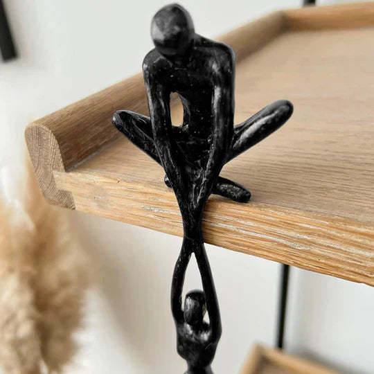 ArteAmore™ – Ornamento di statuetta di coppia senza tempo | 50% di sconto