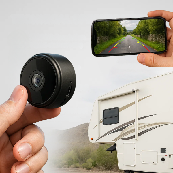 Telecamera di Retromarcia Wireless HD per RV, Camion e Rimorchi con Visione Notturna