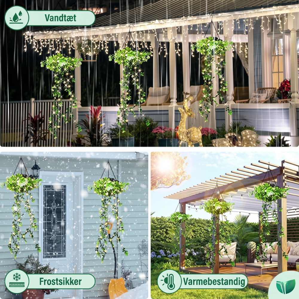 EverGlow™ – Lampes solaires suspendues pour fleurs et plantes