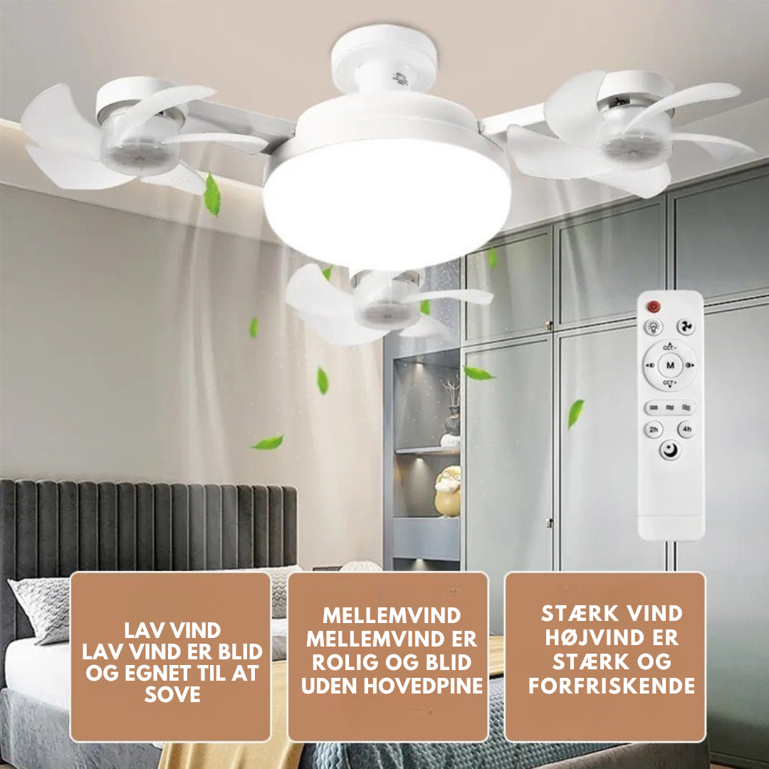 AeroGlow™ – Ventilatore da soffitto con tecnologia drone