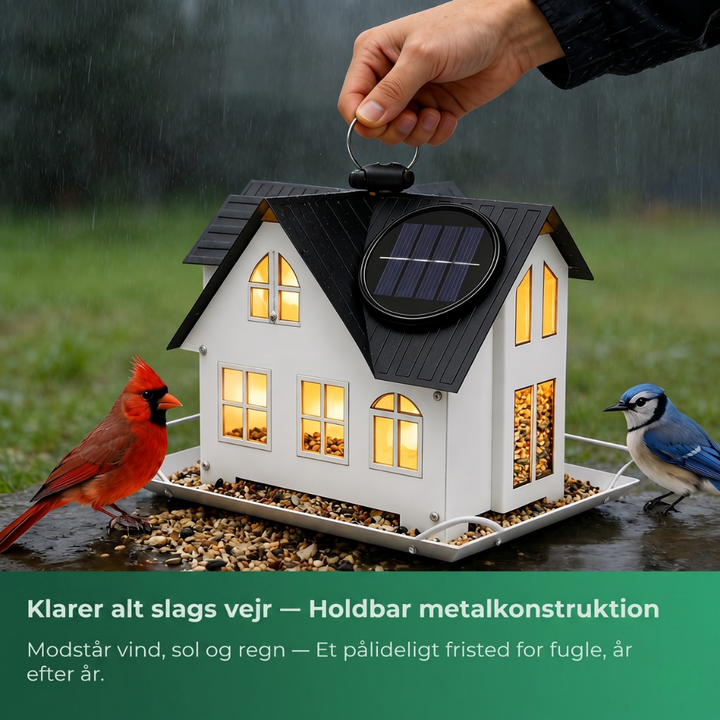 GlowPerch™ – Mangeoire à oiseaux solaire avec LED