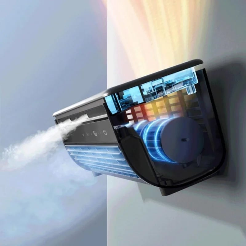 AirWave – Condizionatore Portatile Ricaricabile con 12 Ore di Durata della Batteria