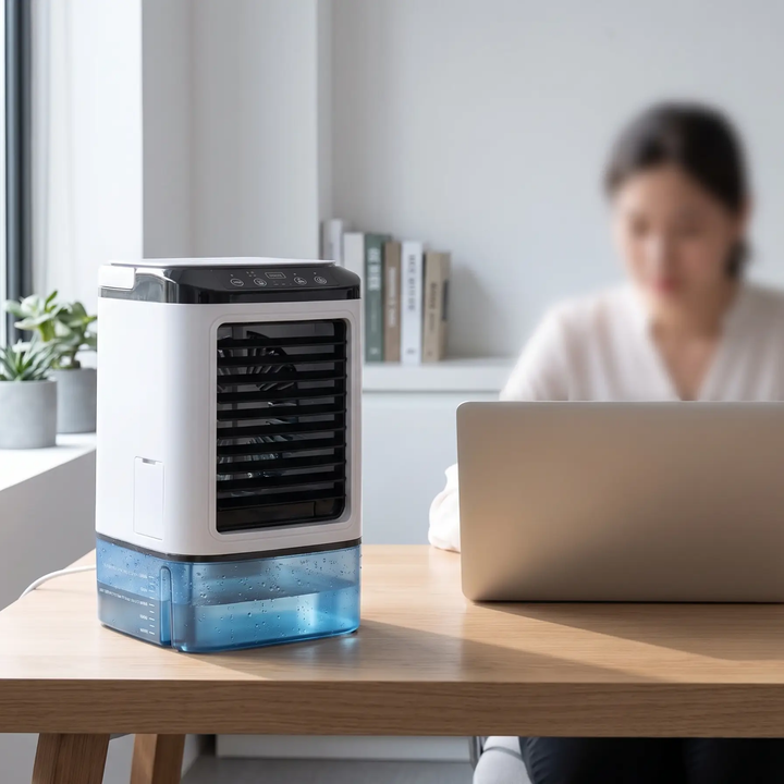 Condizionatore portatile a 3 velocità con raffreddamento ad ultrasuoni