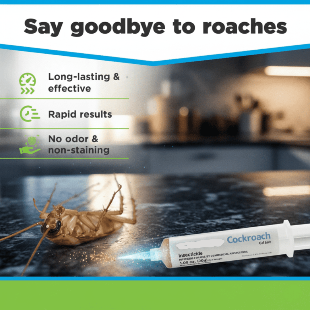 ROACHGUARD – Gel Insetticida per Blatte per Uso Interno ed Esterno