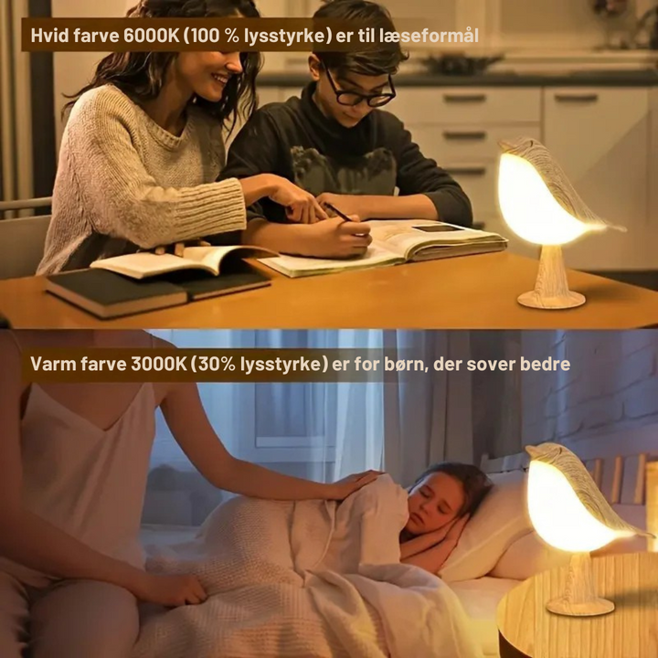 ZenGlow™ - Lampada da comodino elegante ispirata agli uccelli
