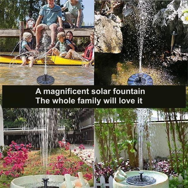 Fontana Bionica Solare per Giardini - Fontana da Pavimento / Terra