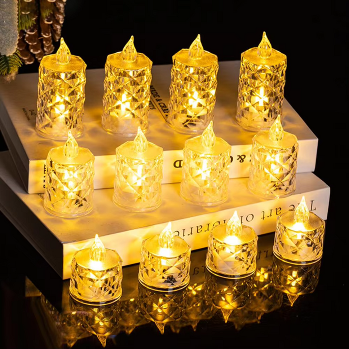 CandleGlow™ - Lampada LED in cristallo senza fiamma
