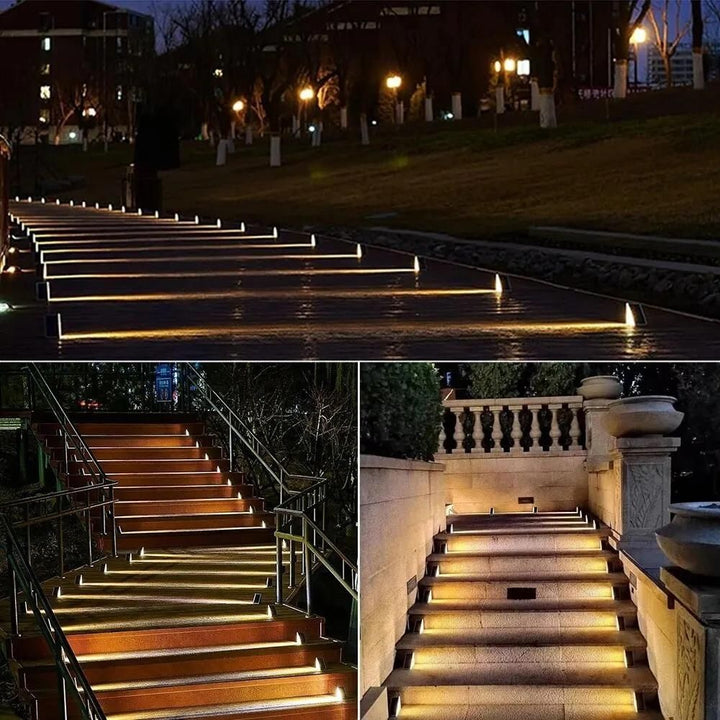GlowSteps™ - Illumina le tue notti con queste luci da esterno per gradini!