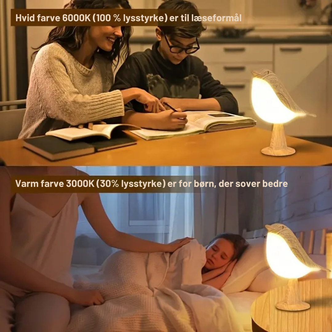 ZenGlow™ - Lampada da Comodino Elegante Ispirata agli Uccelli