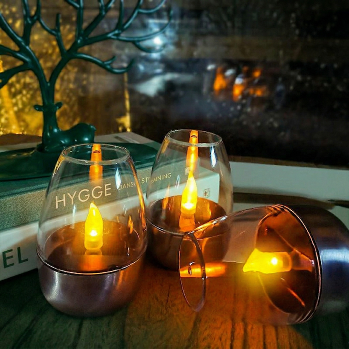 Amberis™ – Lampe de table solaire anti-flamme pour le jardin