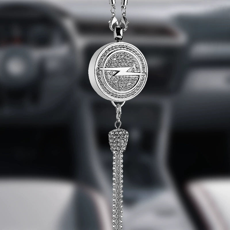 Porta-profumo Auto | Cristallo &amp; Lega di zinco | Decorazione scintillante &amp; Idea regalo