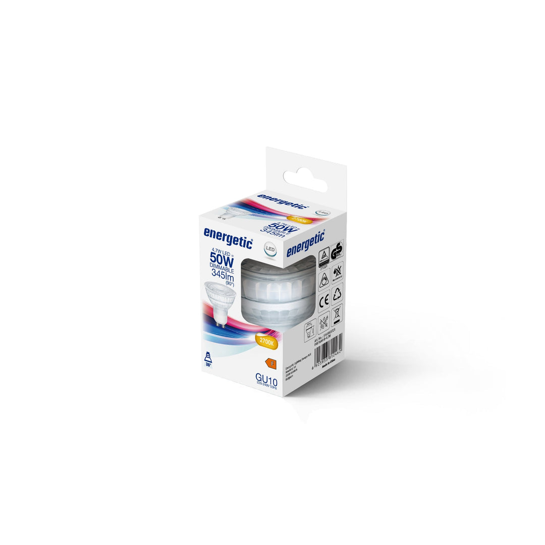 PAR16 | GU10 | 345lm | 2700k | Dimmerabile (equivalente a 50w)
