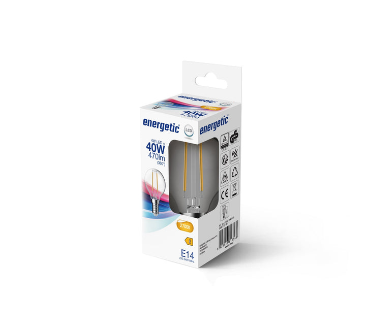 G45 | E14 | 470lm | 2700k (equivalente a 40w)