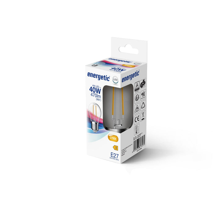 G45 | E27 | 470lm | 2700k (equivalente a 40w)