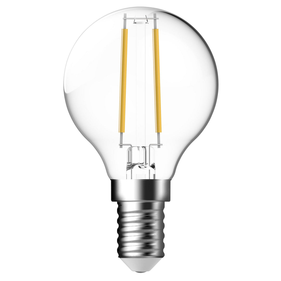 E14 4w 500lm G45 Golf LED Filamento Luce Bianco Freddo