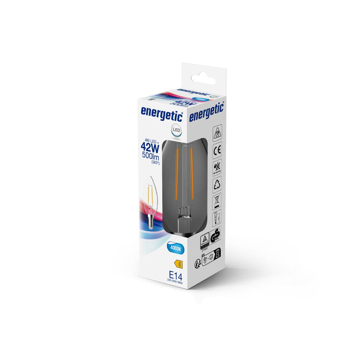 C35 | E14 | 500lm | Bianco Freddo 4000k (equivalente 40w)
