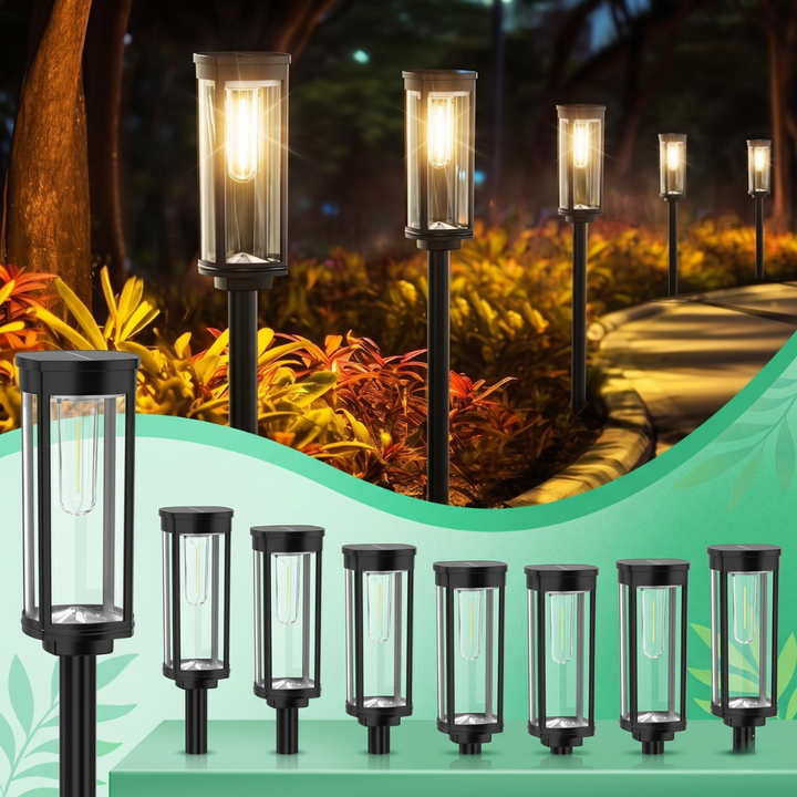 SolaraGlow™ – Lampade solari retrò per il sentiero del giardino