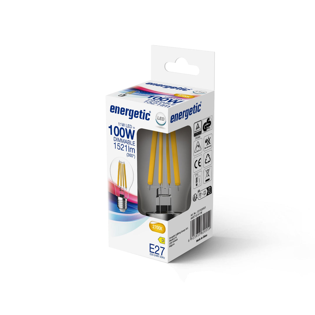 A60 | E27 | 1521lm | 2700k (equivalente a 100w)