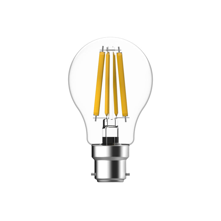 A60 | B22 | Vetro Trasparente | 1521lm | 2700k (equivalente 100w)