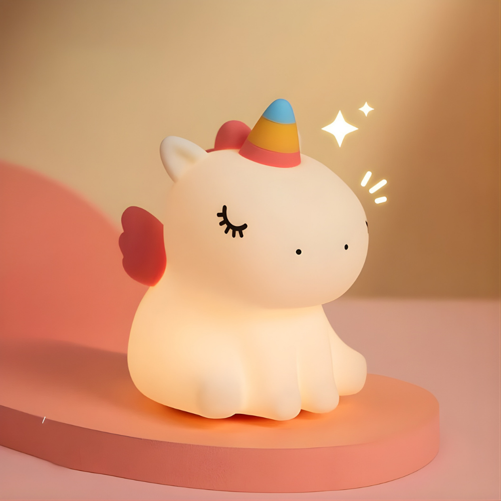 SnuggleGlow™ – Lampada Notturna LED a Forma di Animale Carino