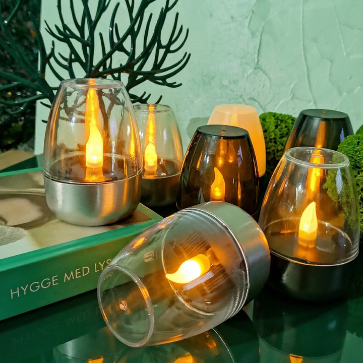 Amberis™ – Lampe de table solaire anti-flamme pour le jardin