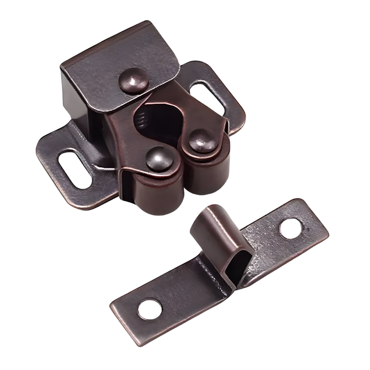 QuietLock™ – Serratura a rotolo con pulsante in acciaio inossidabile