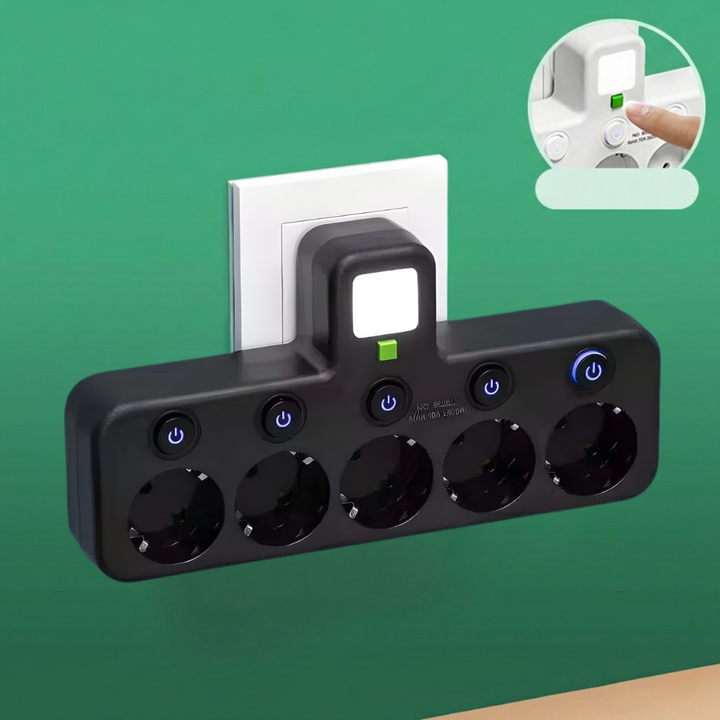 PlugWise™ – Presa multipla intelligente con hub di ricarica USB